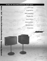 Bose 901-Series-VI - Owners Guide 